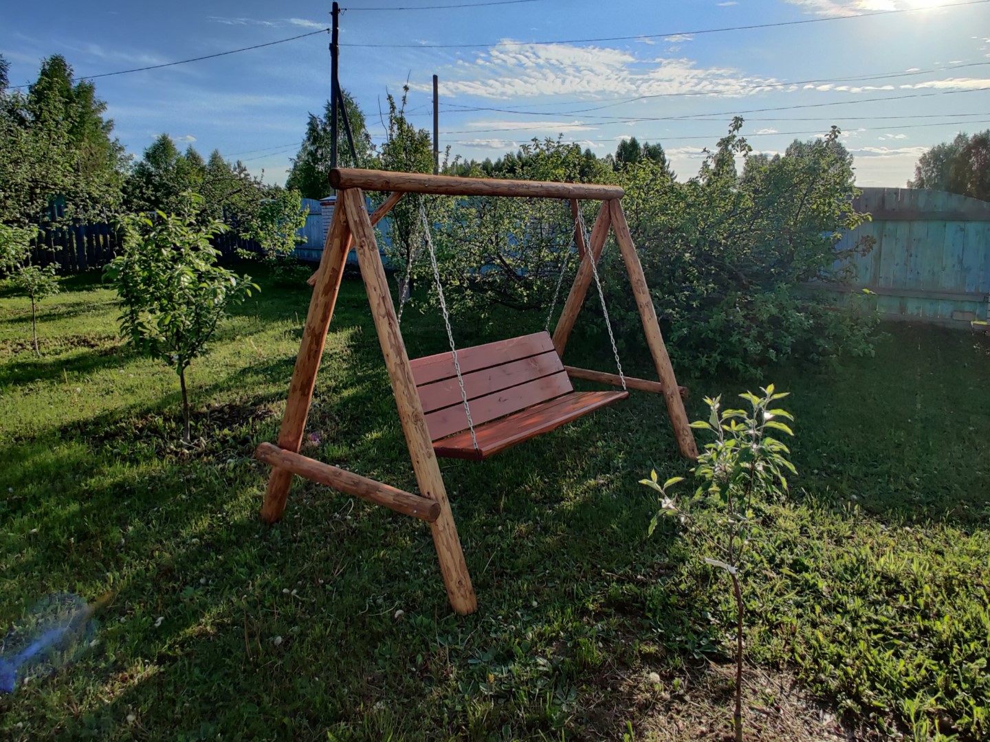 Деревянные качели WoodSwing